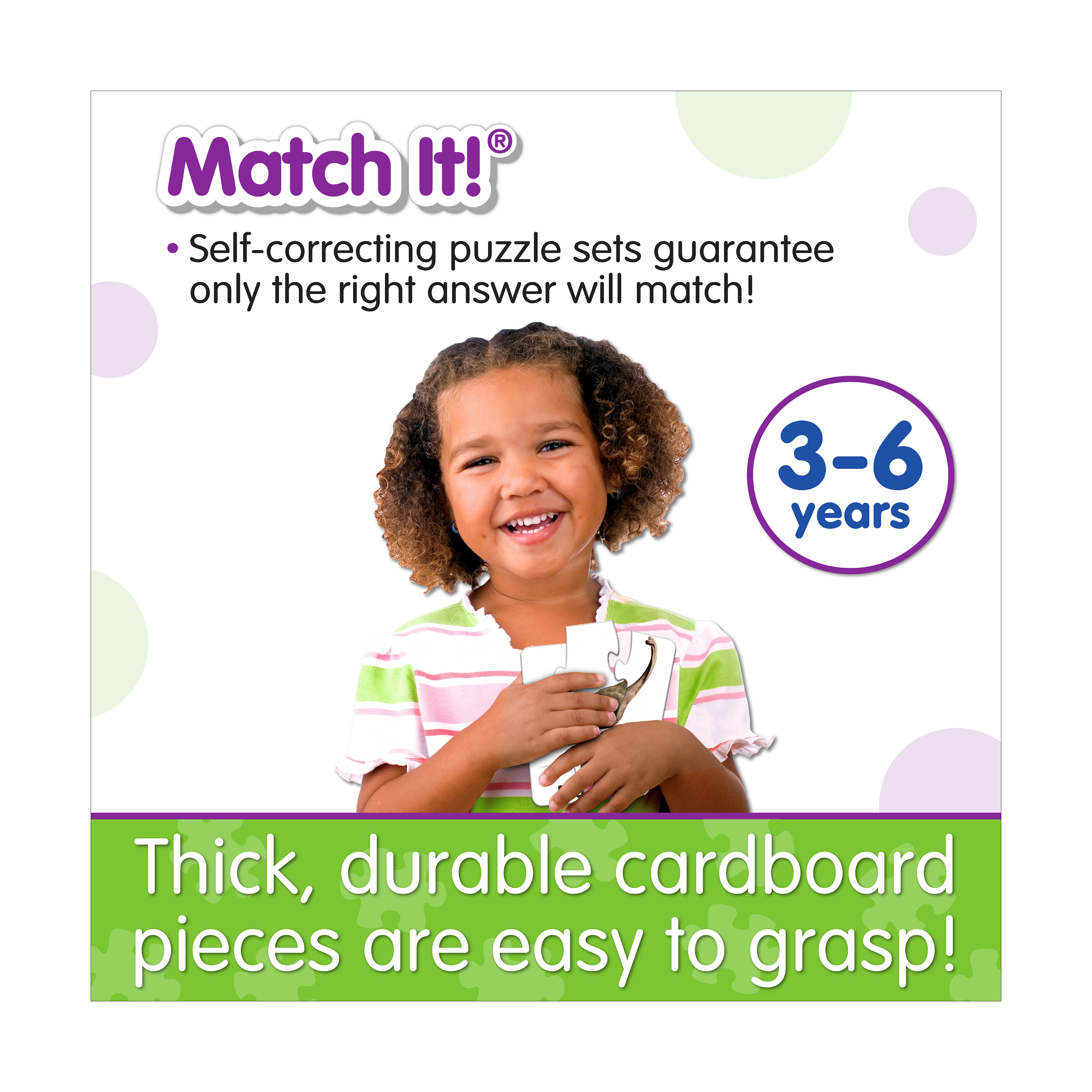 The Learning Journey Match It! - Head to Tail Dino