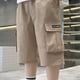 thumbnail image 5 of Odeerbi 5-15 Años Niños Pantalón Corto Cargo Pantalón Corto de Verano Bermuda de Algodón Pantalón Corto Deportivo Atlético Pantalón Corto Con Pantalón Corto de Trabajo, 5 of 6