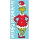 thumbnail image 2 of Decoraciones para puerta de Grinchmas, cubierta de puerta de Feliz Navidad, pancarta navideña negra y verde para puerta, letrero para puerta principal, suministros para fiesta, 2 of 4