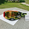 thumbnail image 1 of Scott Lunettes de Sport Coupe-Vent - Lunettes de Ski Pleine Monture TPU (Monture Rouge Noire avec Lentilles Rouges), 1 of 2
