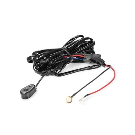 LED Light Bar Wiring Harness Kit with 280W 12V 40A Power Relay Fuse On & Off Switch 10 ft. Universal Fitment Light Bar Accessories - Unisex