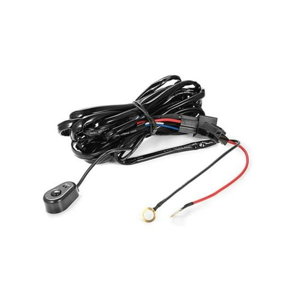 LED Light Bar Wiring Harness Kit with 280W 12V 40A Power Relay Fuse On & Off Switch 10 ft. Universal Fitment Light Bar Accessories - Unisex