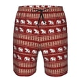 thumbnail image 3 of Zufioo Elephant for Men's Casual Beach Shorts, Sports Fitness Quick-drying Drawstring Shorts with Pockets for Home Wear-Small, 3 of 6