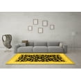 thumbnail image 3 of Ahgly Company Indoor Rectangle Oriental Yellow Traditional Area Rugs, 5' x 8', 3 of 4