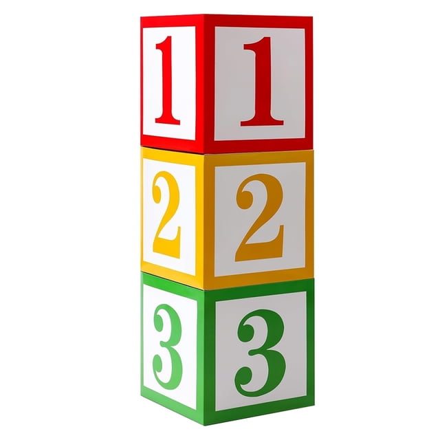 Graduation Homecoming Party Colorful ABC Letters Paper Box Decoration Indoor Event Party Props