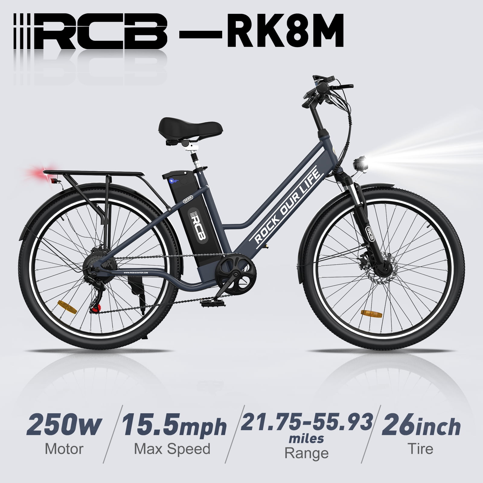 RCB RK15 lithium electric bicycle, perfect display in real person, ASM