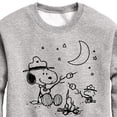 thumbnail image 3 of Peanuts - Snoopy Camping - Toddler And Youth Crewneck Fleece Sweatshirt, 3 of 6