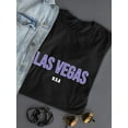 thumbnail image 3 of Las Vegas Usa College Style T-Shirt Women -Image by Shutterstock, Female 3X-Large, 3 of 4