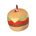thumbnail image 1 of Cojín para silla, muñeco de peluche de pollito y hamburguesa, juguete de peluche de pollo y hamburguesa Multicolor, productos de comida bonitos para, 1 of 9