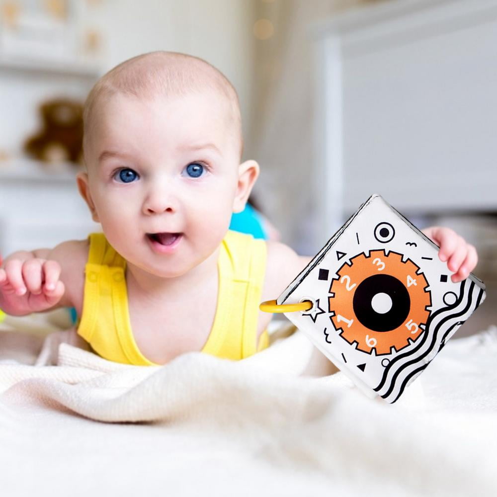 Pwtool Baby Flash Cards, High Contrast Black and White Flashcards