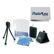 Zeikos DK336 6-in-1 Digital Camera Accessory Kit + Bonus Photo4less Cleaning Cloth!