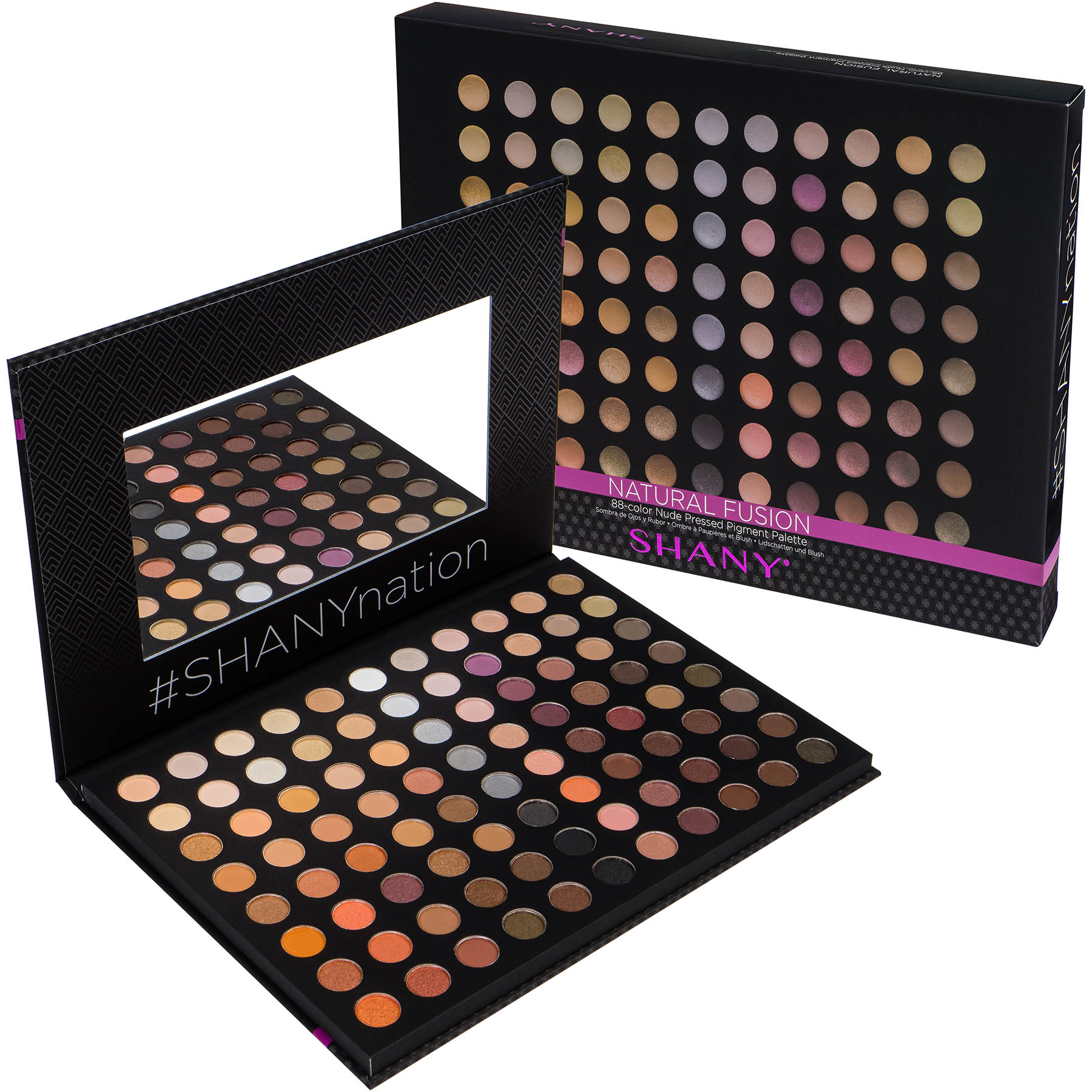 SHANY Natural Fusion 88-Color Eyeshadow Palette, Nude photo 2