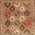 thumbnail image 1 of Ahgly Company Indoor Square Persian Brown Traditional Area Rugs, 6' Square, 1 of 4
