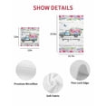 thumbnail image 7 of Spring Kitchen Dish Towels for Drying Dishes Set of 2, Truck Botanical Floral Leaf Butterfly Wooden Grain Waffle Weave Microfiber Hand Tea Bathroom Towels Quick Dry & Absorbent Towel 12x12, 7 of 7