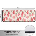 thumbnail image 5 of Kitchen Rugs Sets Of 2,Strawberry Plants Fruit Light Pink Pattern Anti Fatigue Kitchen Mat Rugs Non Slip Washable,Decorative Kitchen Floor Mats for Kitchen,Sink,Laundry,17"x47"+17"x47", 5 of 5