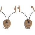 thumbnail image 3 of AVEKI Support de Casque Support de Casque de Suspension de Rail, Adaptateur de Casque de Casque 2PCS Résistant aux Collisions pour la Prise de Vue 0601M, 3 of 7