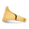 thumbnail image 3 of 14k 15.0x12.5mm Closed Back Men's Signet Ring in 14k Yellow Gold - Size 10, 3 of 3