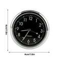 thumbnail image 2 of HongHeng Clearance Under $2.00 4inch Dashboard Fluorescent Clock - Mini Car Sticked To Watch Car Truck Dashboard and Vent Mini Car Clock, 2 of 5