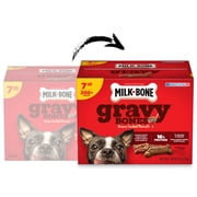 Milk Bone GravyBones Dog Biscuits, Small Dog Treats, 7 lb.