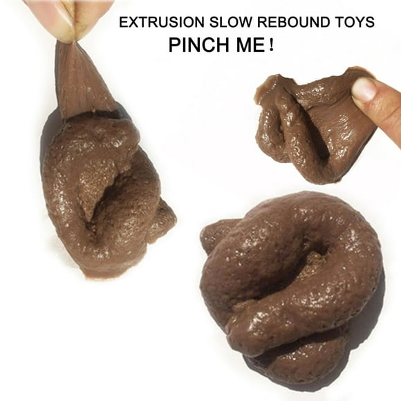 EGNMCR Faux Caca Flotte sur l'Eau Farce Cadeau Compulsion Simulation Caca Jouets de Décompression, Cadeaux de Noël pour Enfants