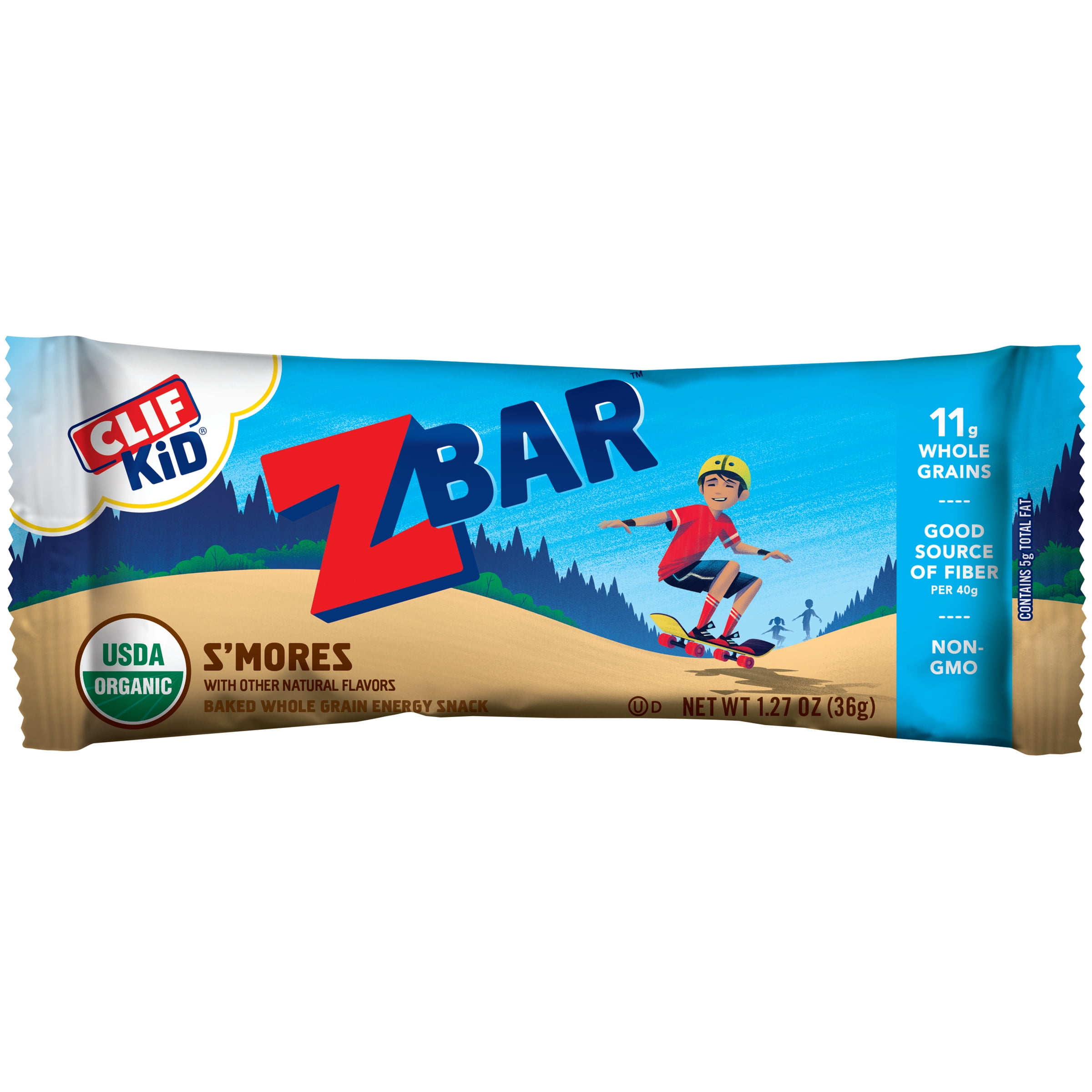 CLIF Kid® Zbar™ S'mores Baked Whole Grain Energy Snack Bars 1.27 oz