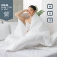 thumbnail image 5 of TESSO HOME Edredón Acolchado Extra Grande Hipoalergénico Relleno Suave de Microfibra Down Alternative Ideal para Todo el Año Uso como Edredón o para Funda Duvet IND Blanco, 5 of 5