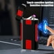 thumbnail image 4 of Encendedor de plasma electrónico de aleación recargable por USB | Encendido a prueba de viento, indicador de carga de pantalla táctil, tamaño de bolsillo portátil delgado, compatible con tipo C,, 4 of 6