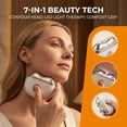thumbnail image 3 of 7-in-1 Electric Gua Sha Facial Massager, Hot and Cold Face Neck Sculpting Tool, Vibration for Firming, Sculpting & Skincare (White), 3 of 7