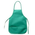 thumbnail image 3 of opvise Kids Children Non-woven Fabric Pocket Apron Kitchen Painting DIY Art Class Cover Green, 3 of 8