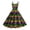 Gold, variant on Mardi Gras Womens Plus Size Dresses Carnival Printed Fashion Spaghetti Strap Sleeveless Cocktail Dress Punk Vintage A-Line Swing Midi Dress