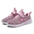 thumbnail image 2 of Xijirk Girls Flying Woven Sports Shoes Campus Leisure Light Soft Soled Shoes,Size 2, 2 of 9