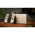 thumbnail image 6 of 2022 New Nintendo Switch OLED Model White Joy Con 64GB Console with Splatoon 3 Game, Improved HD Screen & LAN-Port Dock, Mytrix Sakura Pink Wireless Pro Controller and Accessories, 6 of 7