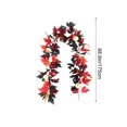 thumbnail image 3 of Guirnalda de hojas de arce para Halloween de 172 cm | Enredadera colgante de ratán de plástico multicolor | Decoración para Acción de Gracias y Navidad | Decoración para fiestas con chimenea | 1, 3 of 7