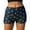 Blue, variant on Letdown Women's Sequin Mini Shorts Stars Sparkly Micro Shorts Y2k Low Rise Rave Outfits Trendy for Club Hot Pants (Black, L)