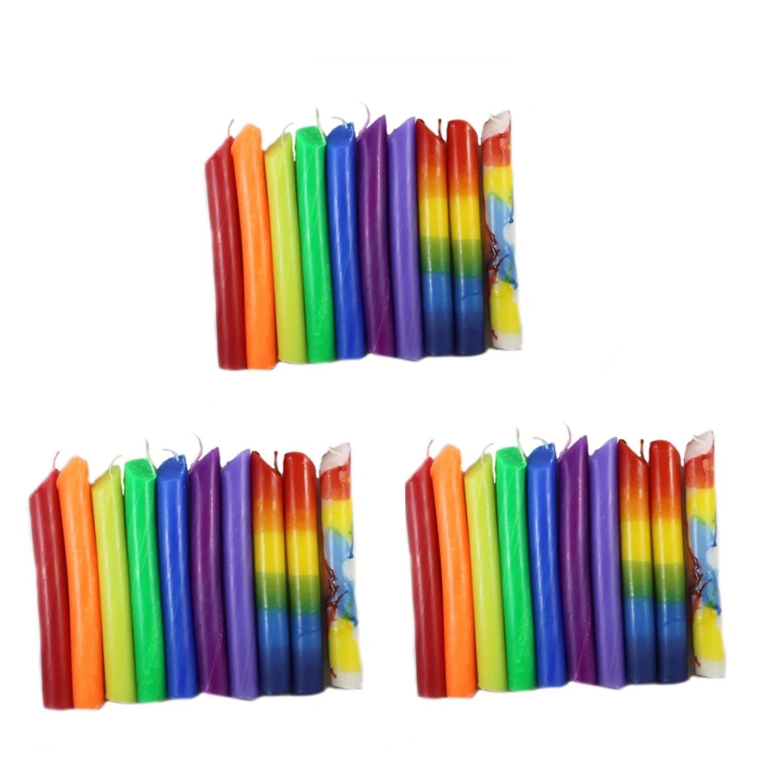 Colors Of The Rainbow Drip Candle 30 Pack