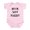 Petal Pink, variant on CafePress - Fete Not Fight Body Suit - Baby Light Bodysuit, Size Newborn - 24 Months