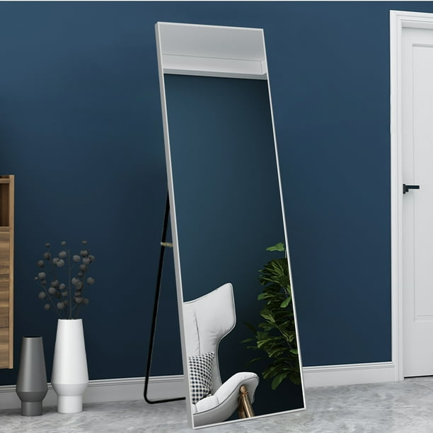 Neutype Full Length Mirror with Standing Holder Floor Mirror Large Wall Mounted Mirror Bedroom