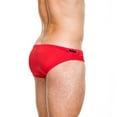 thumbnail image 6 of kamemir Swimming Trunks for Men Men's Sexy Swim Briefs Low Rise Bikini Swimsuit Z02-Red,M, 6 of 6