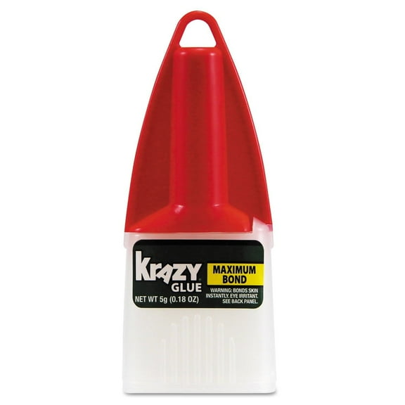 Krazy Glue KG48348MR Maximum Bond Krazy Glue, 0.18 oz. Extra Strong, Durable, Precision Tip