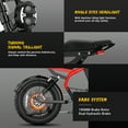 thumbnail image 6 of Luckeep M5 Ultra Electric Bike for Adults/Teen, 3000W Peak Dual Motor, 52V 40Ah Dual Battery,160 Miles 32MPH,20"Fat Tire Electric Dirt bike,Electric Motorcycle for Mountains,Sand,Road, 6 of 9