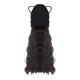 thumbnail image 1 of Jumpingount Sombrero de peluca de fibra de alta temperatura para mujer, y Adorable reemplazo decorativo para invierno y otoño, extensión Cuidado del cabello Negro, 1 of 6