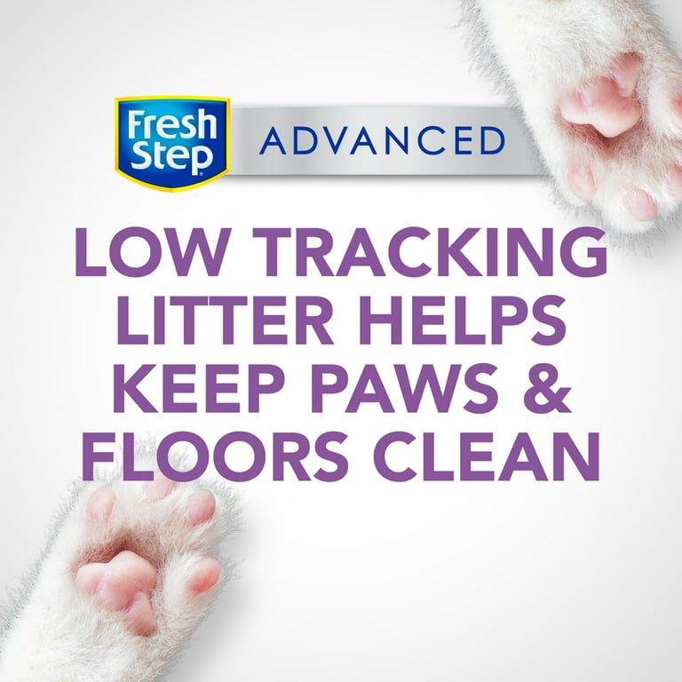Fresh Step Advanced Clumping Cat Litter, Clean Paws Multi-Cat, Extra Large,  37 lbs total (2 Pack of 18.5 lb Boxes)