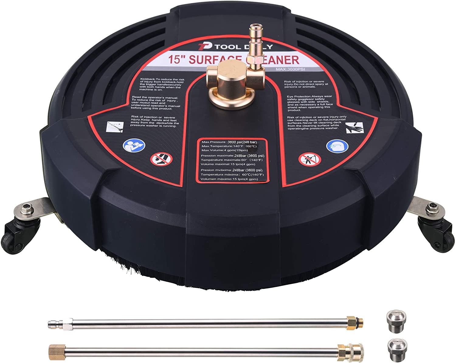Tool Daily Pressure Washer Surface Cleaner Attachment With Wheels With 2 Power Washer Extension Wands And 2 Replacement Nozzles Walmart Com Tool Daily Pressure Washer Surface Cleaner Attachment With Wheels With 2 Power Washer Extension Wands And 2 Replacement Nozzles Walmart Com