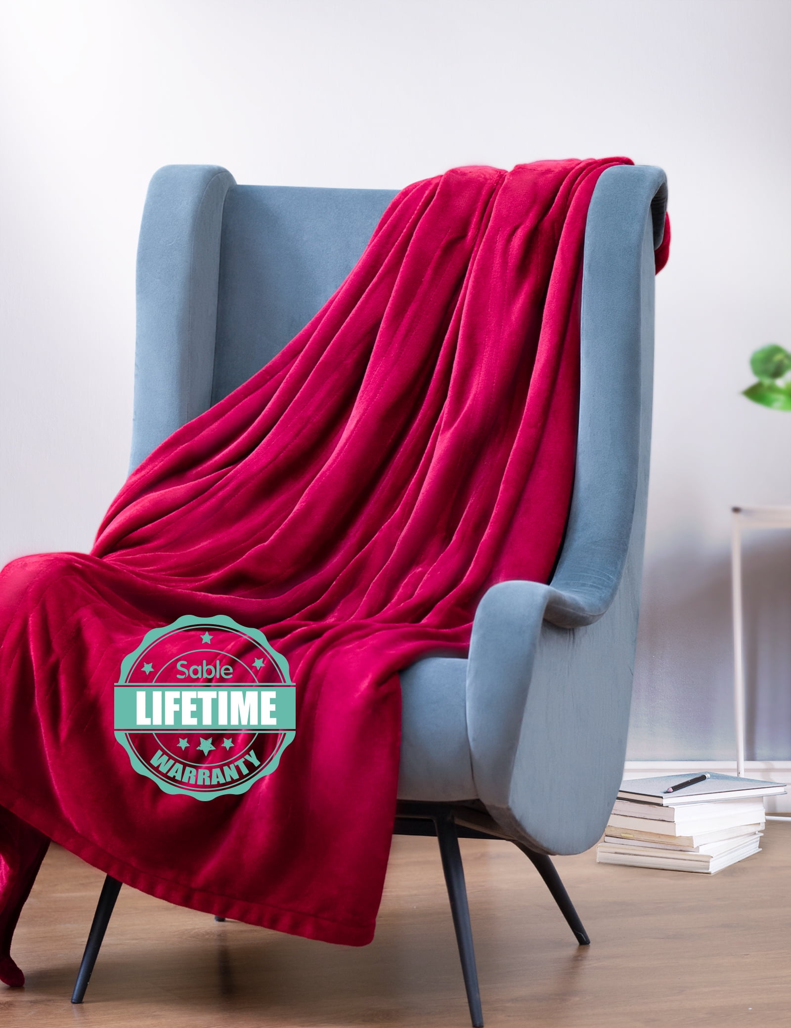 sable heated throw blanket