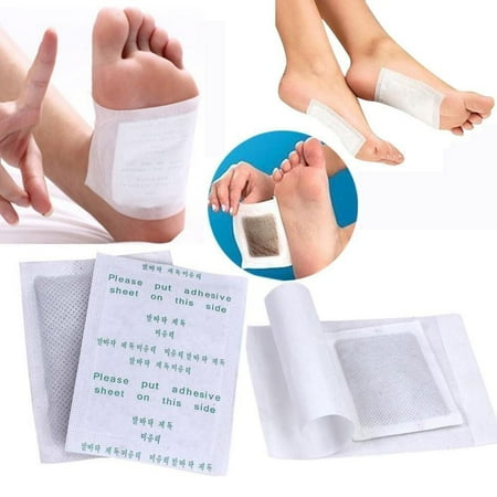 Ktaxon 100pcs Detox Foot Pads Patch Detoxify Toxins + Adhesive Keeping Fit Health (Best Rated Detox Foot Pads)