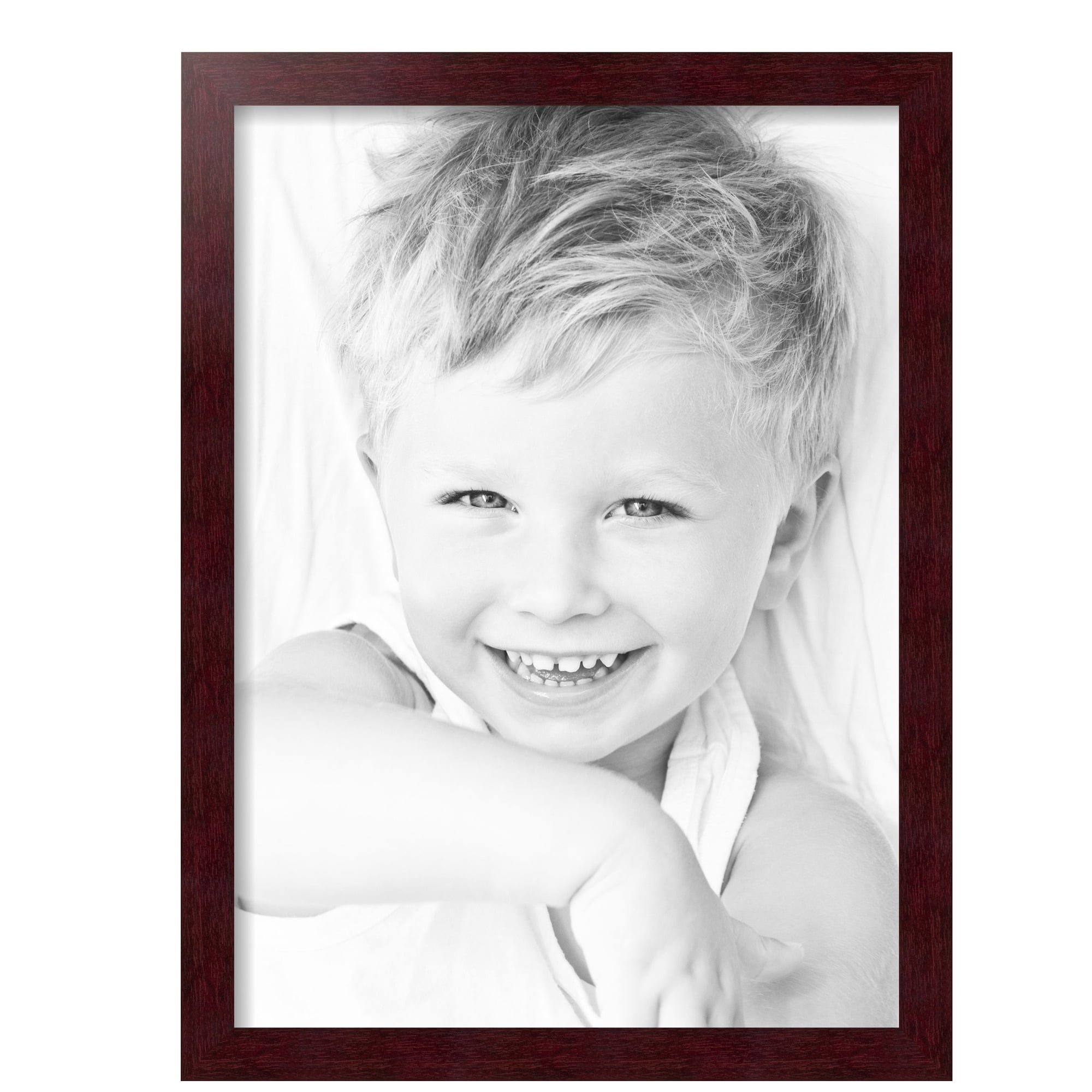 ArtToFrames 16" x 22" Mahogany Picture Frame, 16x22 inch Brown MDF Poster Frame (WOM-3978),  Pack