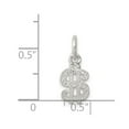 thumbnail image 2 of Sterling Silver Dollar Sign Charm, 2 of 2
