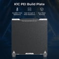 thumbnail image 2 of Creality K1C PEI Build Plate 235x235mm-Without Soft Magnetic Easy Model Removal Excellent Heat Resistance and, 2 of 8