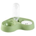 thumbnail image 1 of Juego de Cuencos de Agua Y Comida para Mascotas, con Botella Dispensadora de Agua Automática, Cuencos para Perros Y Gatos, Comedero para Perros Pequeñ verde, 1 of 8