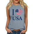 thumbnail image 1 of LSLJS Womens Tank Tops Independence Day Graphic Tank Tops Summer Casual Loose Tanks Music Vacation Tank, Womens Tank Tops, 1 of 4